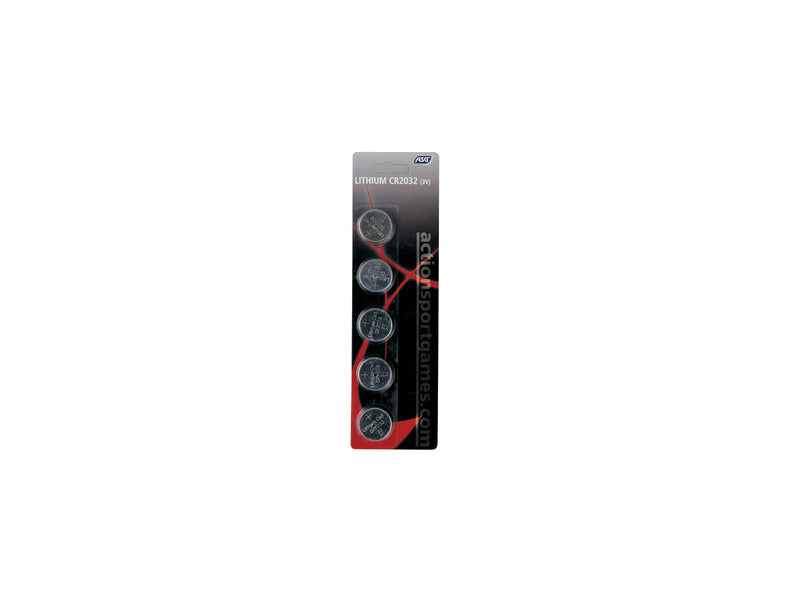 3V Lithium Batteri, CR2032, 5 stk.
