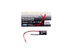 7,4V 250 mAh Batteri, 20C, 1,85Wh, LI-PO