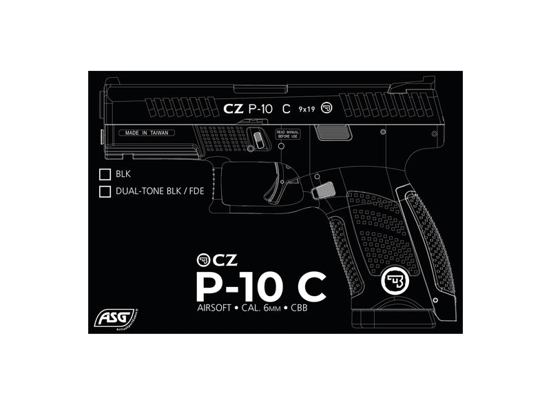 CZ P-10C, CO2, Dual-Tone