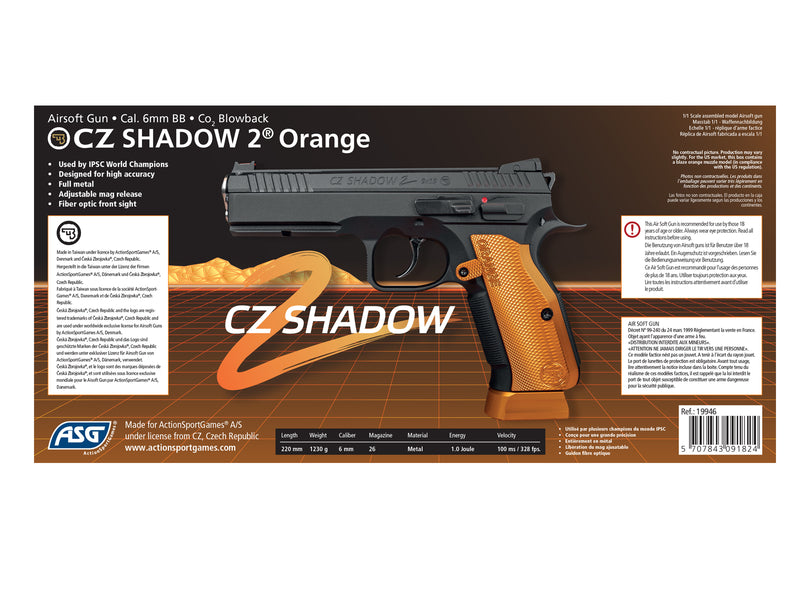 CZ Shadow 2 Orange, CO2 - Special Edition