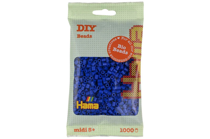 HAMA Hama BIO midi perler 1000stk blå (08)