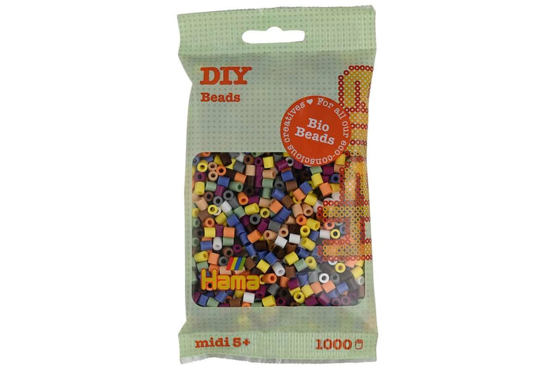 HAMA Hama BIO midi perler 1000stk - 10 farver (197)