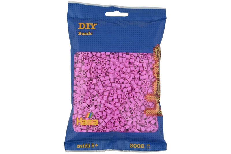 Hama midi perler 3000stk pastel pink (48)