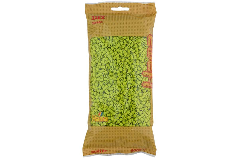 Hama midi perler 6000stk lime (104)