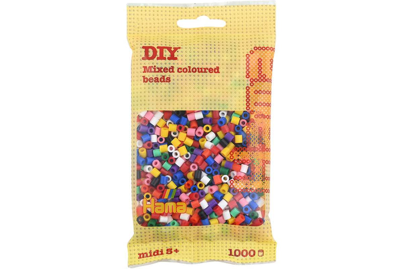 Hama midi perler 1000stk mix (00)