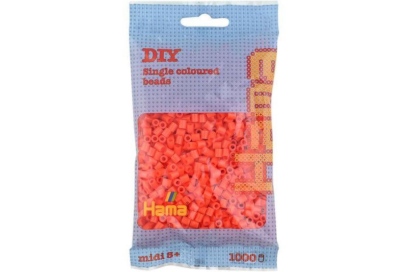 Hama midi perler 1000stk orange (04)