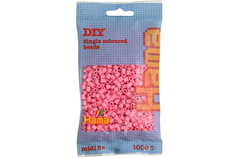 Hama midi perler 1000stk pink (06)