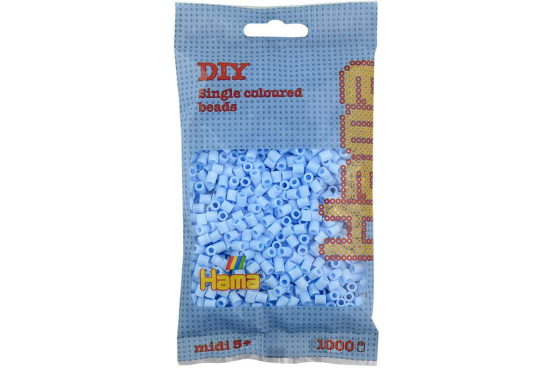 Hama midi perler 1000stk pastel isblå (97)
