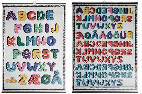 HAMA Hama ABC-plakat 3 stk i rør /13