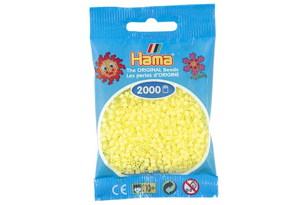 Hama mini perler 2000stk pastel gul