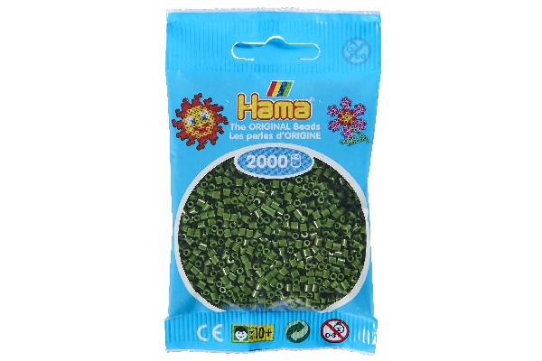 Hama mini perler 2000stk skovgrøn