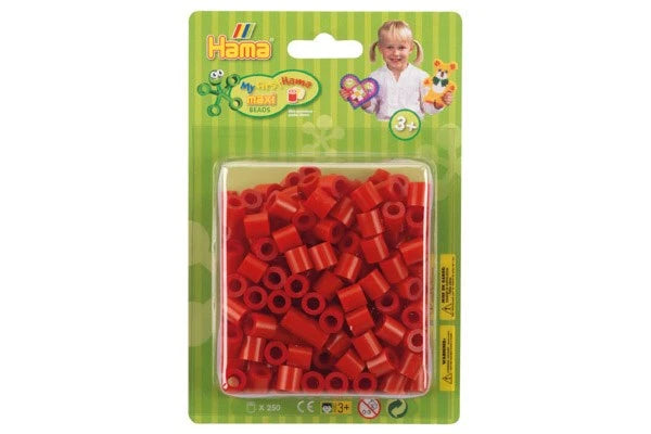 HAMA Maxi Perler i Blister 250stk rød