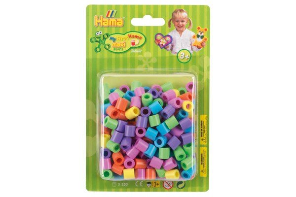 HAMA Maxi Perler i Blister 250stk mix 50