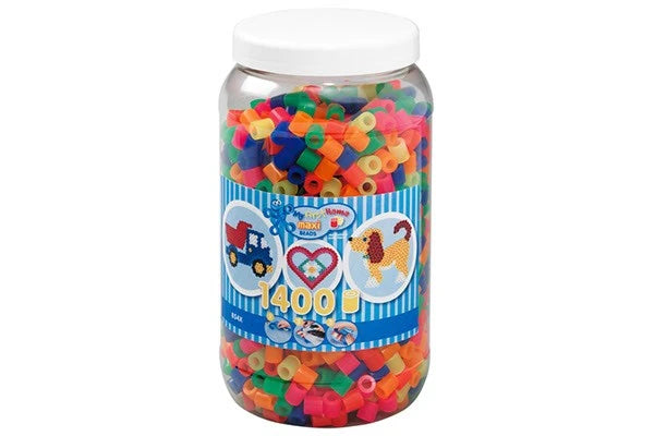 HAMA Hama maxi 1400stk i bøtte neon mix 51