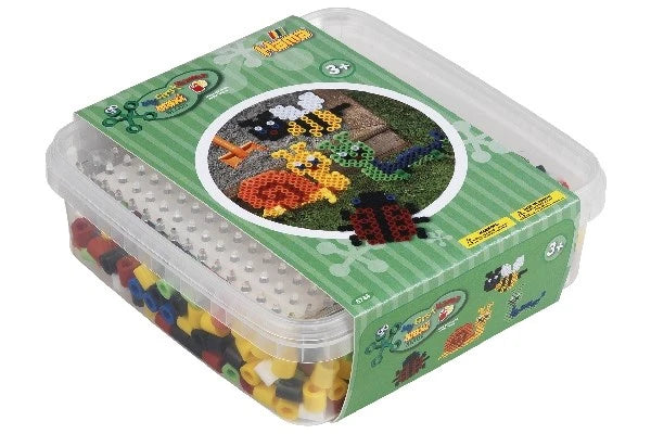 HAMA Hama maxi perler 600stk + plade 8214 i bøtte