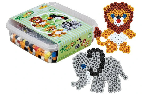 HAMA Hama maxi perler 600stk + 2 stiftplader i bøtte