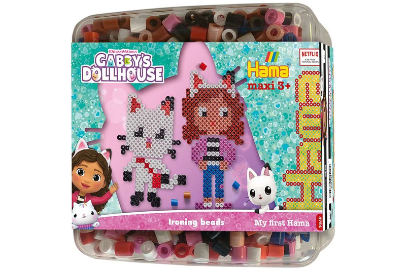 HAMA Hama maxi Gabby's Dollhouse perler+plade i bøtte