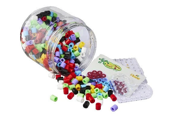 HAMA Hama maxi perler 400 perler+2 plader i grøn dåse