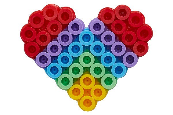 HAMA Hama maxi perler 400 perler+2 plader i grøn dåse
