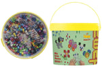 HAMA Hama maxi perler 3000stk + 4 plader i bøtte, gul