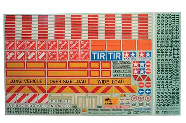 TAMIYA 56534 1/14 Tractor/Trailer Klistermærke