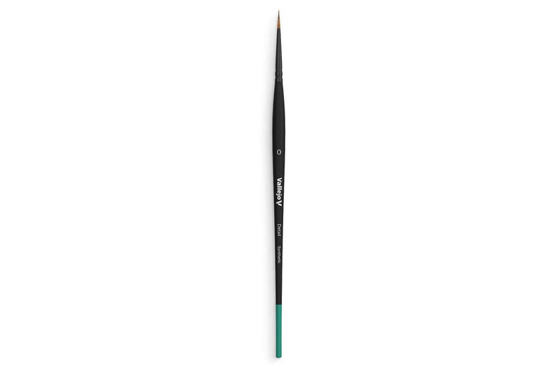 Brush round synthetic hair No. 0