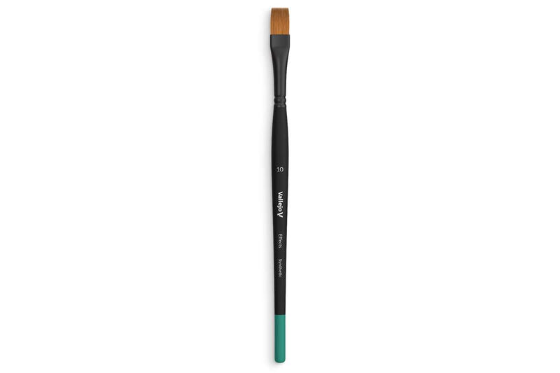 Brush flat synthetic hair No. 10