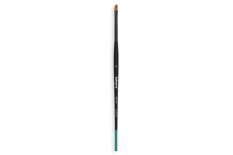 Brush flat angled synthetic hair, small