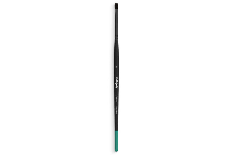 Brush flat filbert shader synthetic No. 2