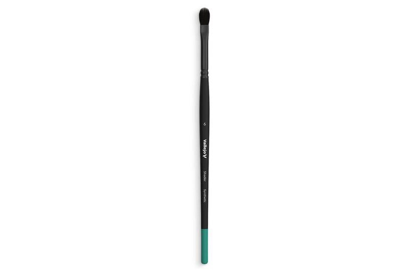 Brush flat filbert shader synthetic No. 6