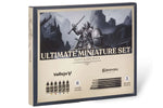 Vallejo Ultimate Game Color miniature set, Paint & Brushes