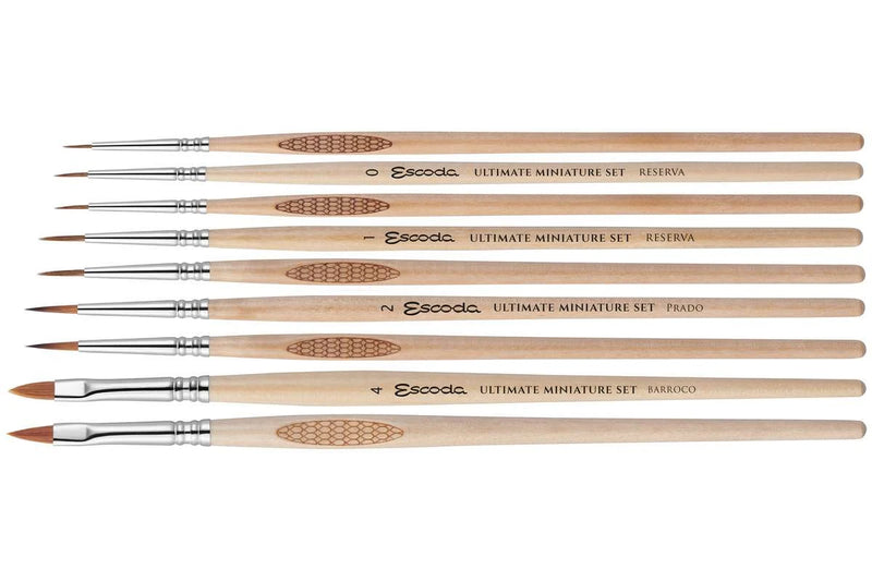 Vallejo Ultimate Game Color miniature set, Paint & Brushes