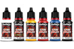 Vallejo Ultimate Game Color miniature set, Paint & Brushes