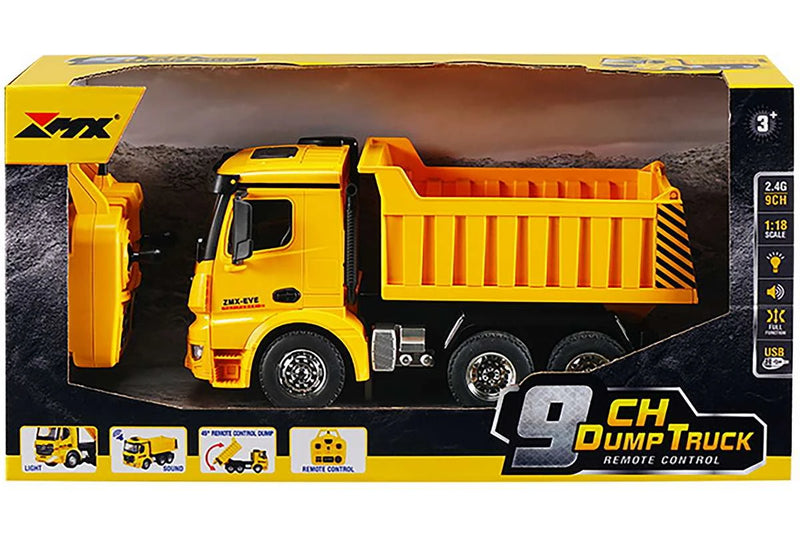 MX R/C Constructions 1/18 Fjernstyret Dumper Truck