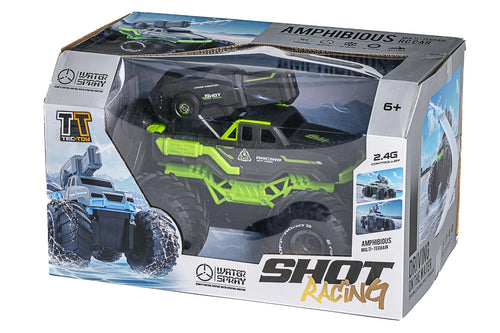 TEC-TOY Water Shooting Fjernstyret Bil med vandkanon (vælg farve)