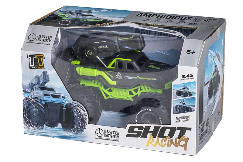 TEC-TOY Water Shooting Fjernstyret Bil med vandkanon (vælg farve)