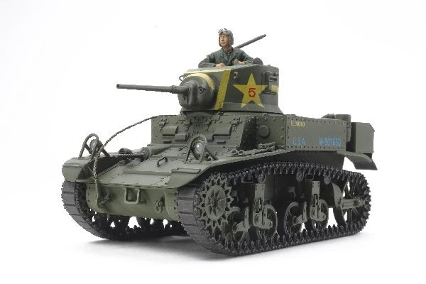 TAMIYA 35360 1/35 U.S. Light Tank M3 Stuart Late Production Byggesæt