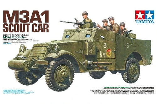 TAMIYA 35363 1/35 M3A1 Scout Car Byggesæt