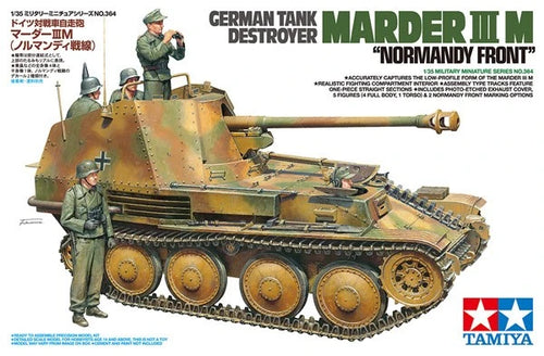 TAMIYA 35364 1/35 German Tank Destroyer Marder III M “Normandy Byggesæt