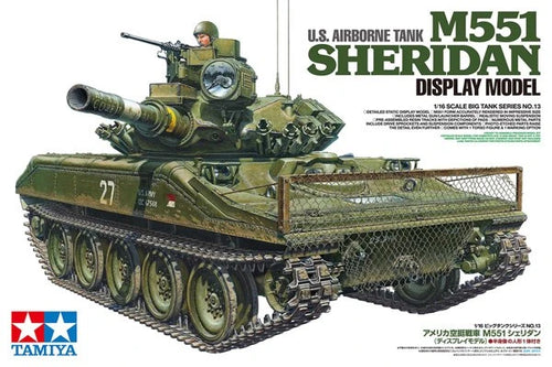 Tamiya 36213 1/16 U.S. Airborne Tank M551 Sheridan Byggesæt