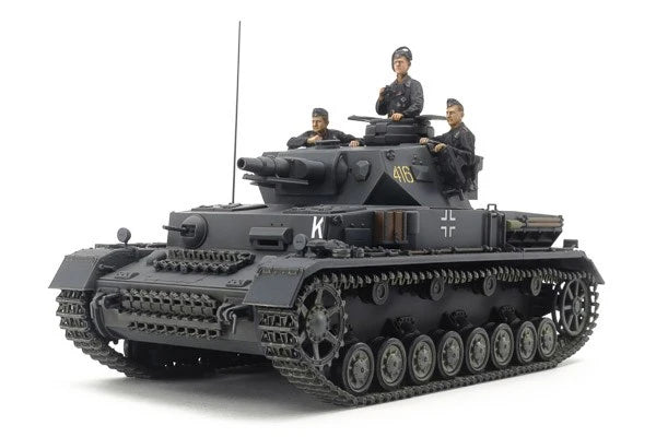 TAMIYA 35374 1/35 German Tank Panzerkampfwagen IV Ausf.F Byggesæt