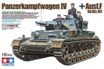 TAMIYA 35374 1/35 German Tank Panzerkampfwagen IV Ausf.F Byggesæt