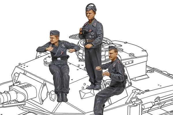 TAMIYA 35374 1/35 German Tank Panzerkampfwagen IV Ausf.F Byggesæt
