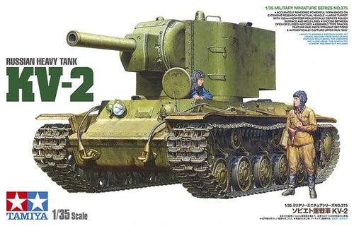 TAMIYA 35375 1/35 Russian Heavy Tank KV-2 Byggesæt