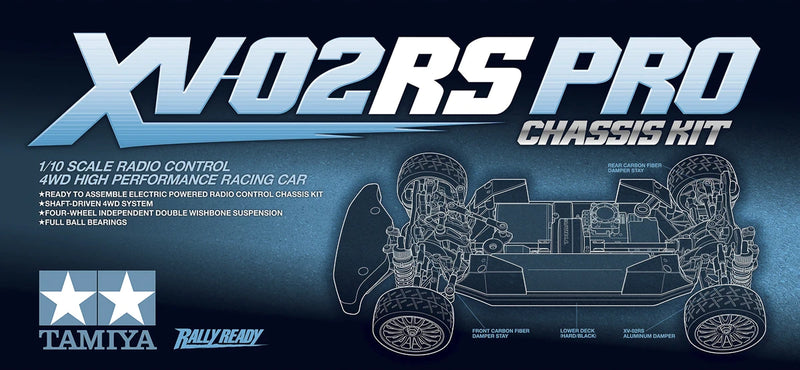 Tamiya 58726 1/10 R/C XV-02RS PRO Chassis Kit