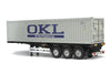 TAMIYA 56377 1/14 40-Fods Container 3-Akslet Semi-Trailer