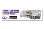 TAMIYA 56377 1/14 40-Fods Container 3-Akslet Semi-Trailer