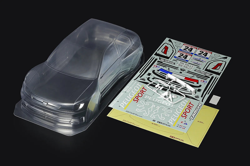 TAMIYA 51753 1/10 Scale R/C Peugeot 306 Maxi Body Dele Set