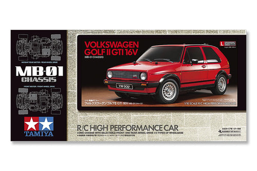 TAMIYA 58748 Volkswagen Golf II GTI 16V (MB-01) 1/10 Fjernstyret Bil