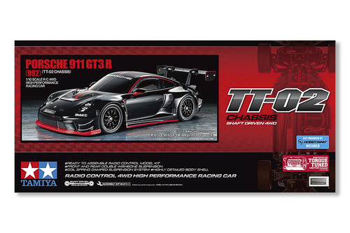 TAMIYA 58745 Porsche 911 GT3 R (992) (TT-02) 1/10 Fjernstyret Bil